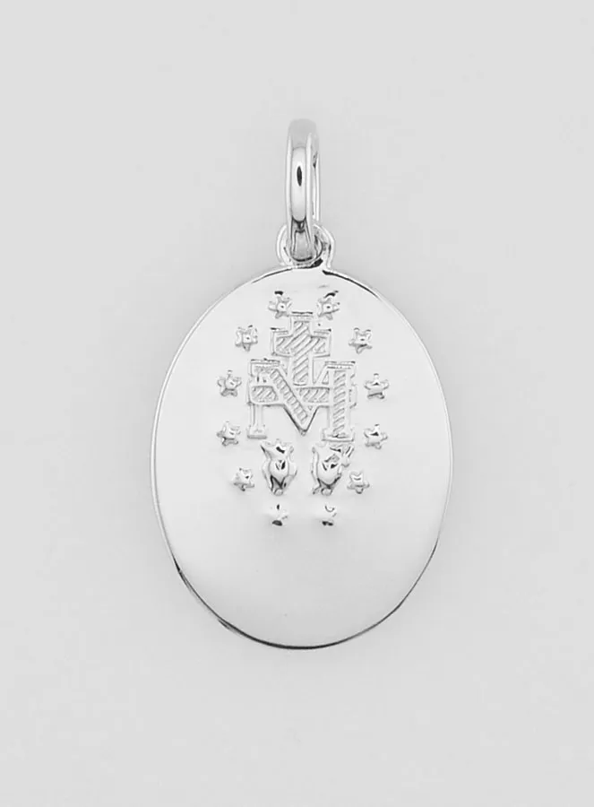 Miraculous Medal with Personalised Engraving – 18mm (pic 4)