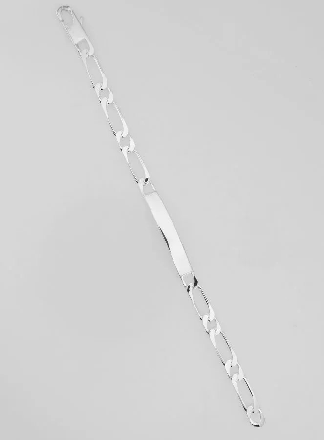 Men’s Silver Bracelet – 6mm Figaro Link (pic 1)