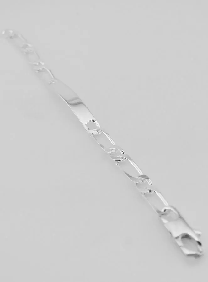 Men’s Silver Bracelet – 6mm Figaro Link (pic 2)