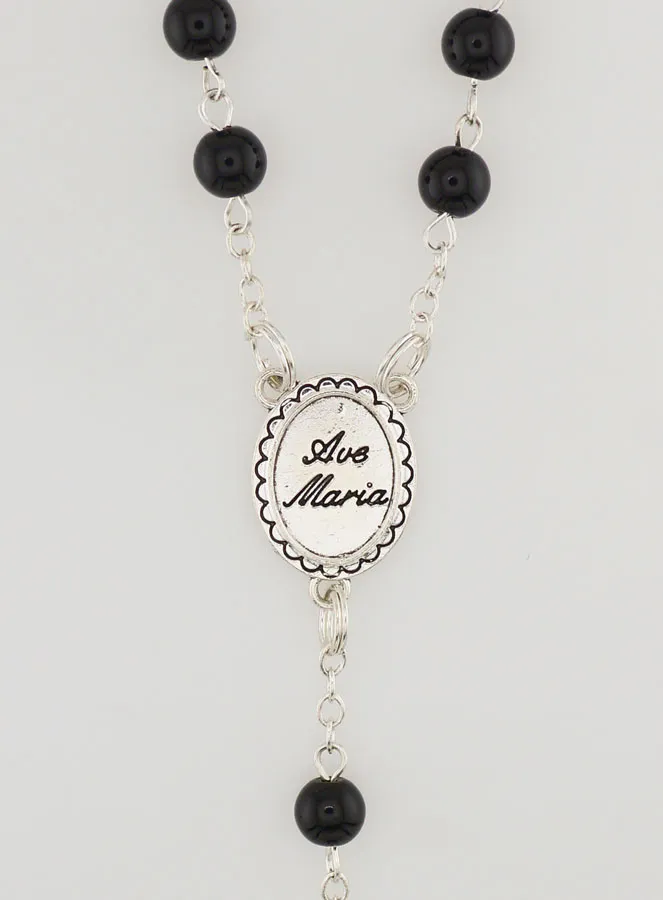 Gemstone Rosary - Black Onyx (pic 4)