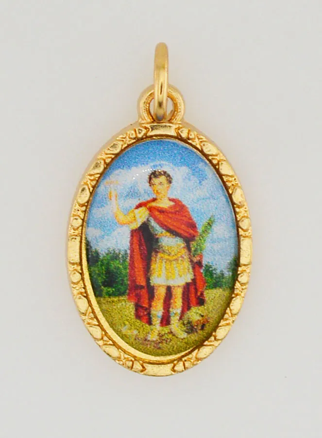 Twisted Edge Medal 25mm - Saint Expeditus (pic 1)
