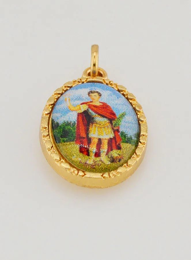 Twisted Edge Medal 25mm - Saint Expeditus (pic 2)
