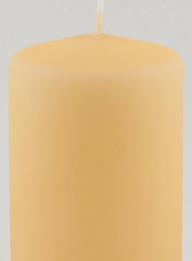 Matt Velvet Tabletop Candle - Cream (pic 3)