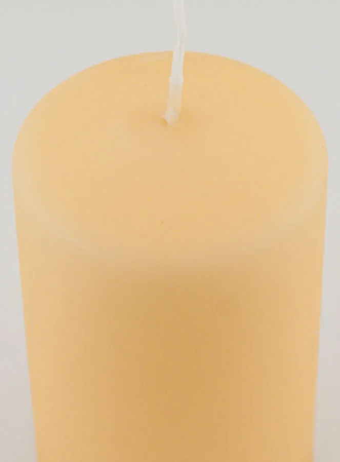 Matt Velvet Tabletop Candle - Cream (pic 4)