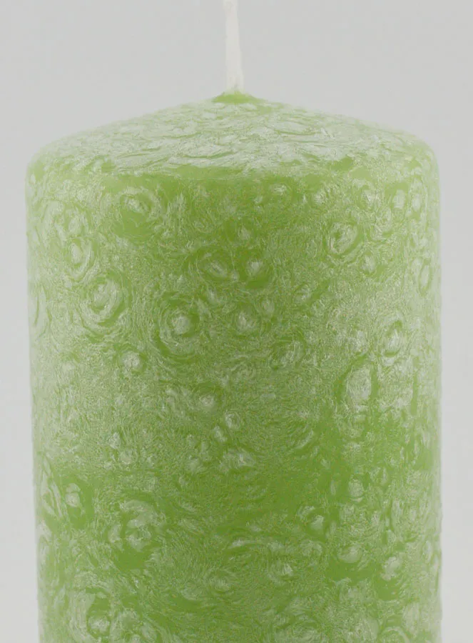 Tabletop Candle with Ice Effect – Green (pic 3)