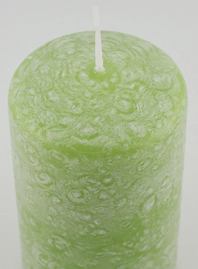 Tabletop Candle with Ice Effect – Green (pic 4)