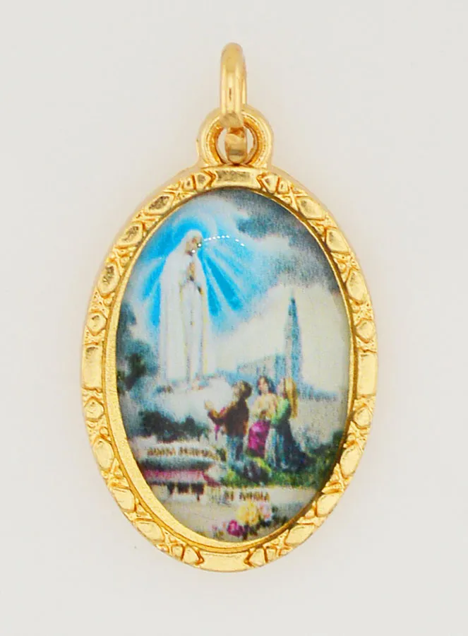 Twisted Edge Medal 25mm - Our Lady of Fatima (pic 1)