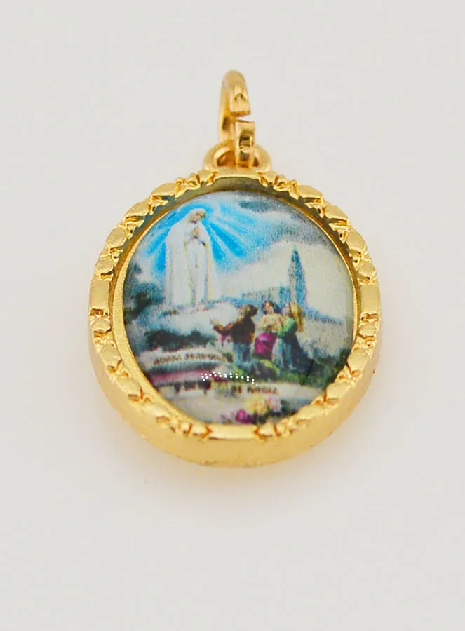 Twisted Edge Medal 25mm - Our Lady of Fatima (pic 2)