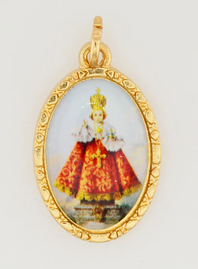 Twisted Edge Medal 25mm – Infant Jesus of Prague (pic 1)