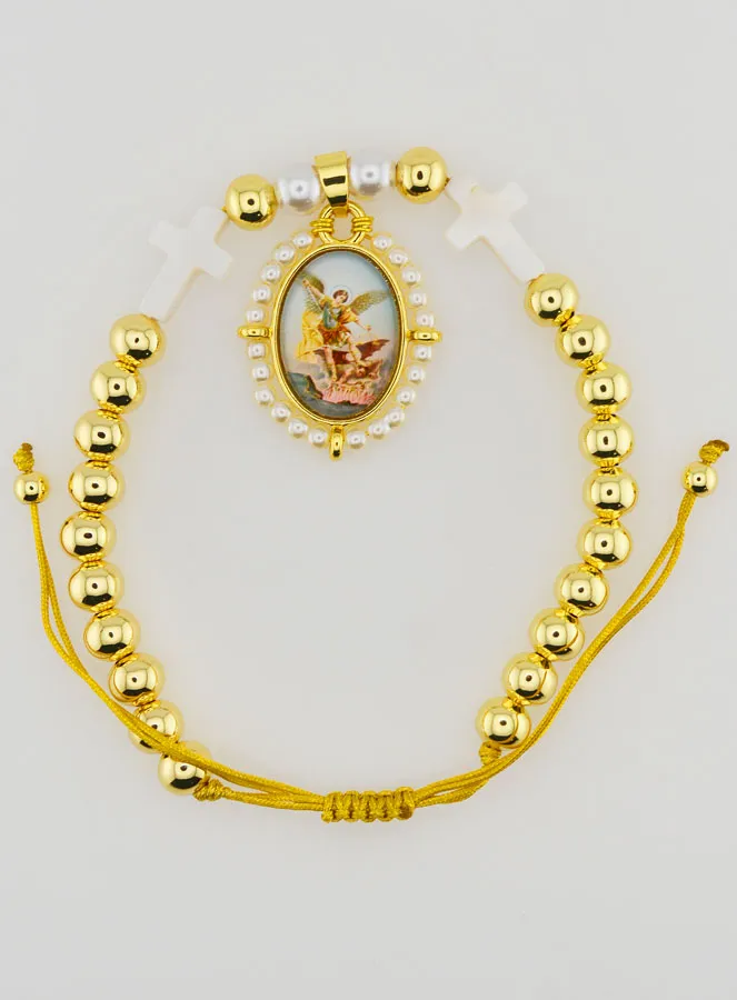 Saint Michael Adjustable Bracelet (pic 1)