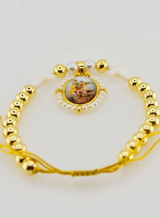 Saint Michael Adjustable Bracelet (pic 2)