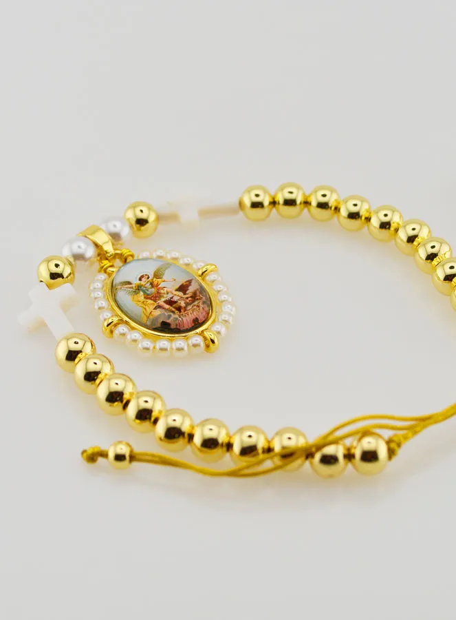 Saint Michael Adjustable Bracelet (pic 3)