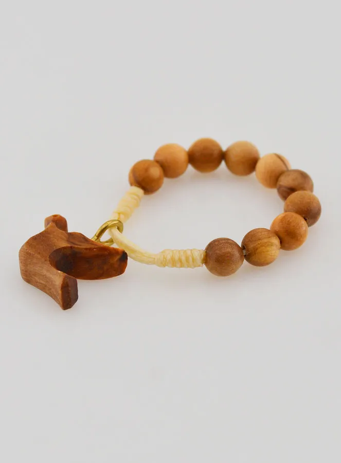 One Decade Bracelet Holy Spirit Olive Wood (pic 4)