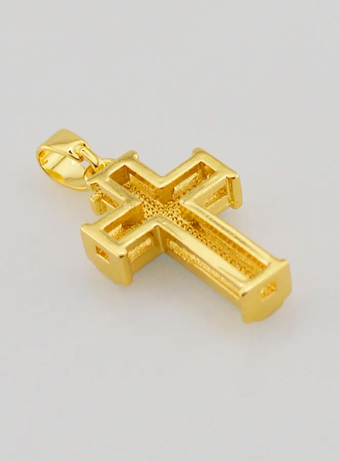 Blue Cross Pendant - 17mm (pic 4)