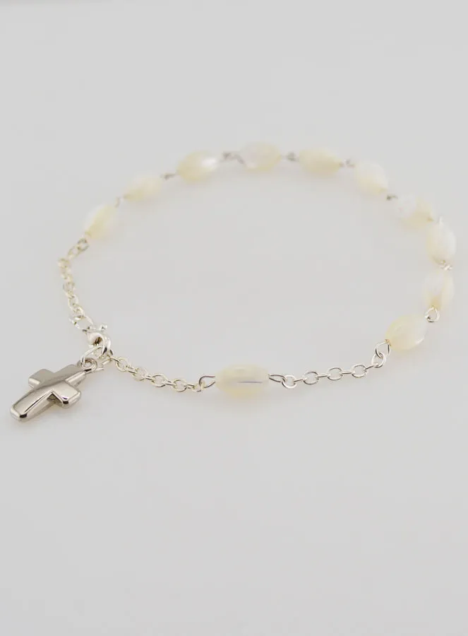 One Decade Bracelet Mother-of-Pearl – Oval Beads (pic 4)