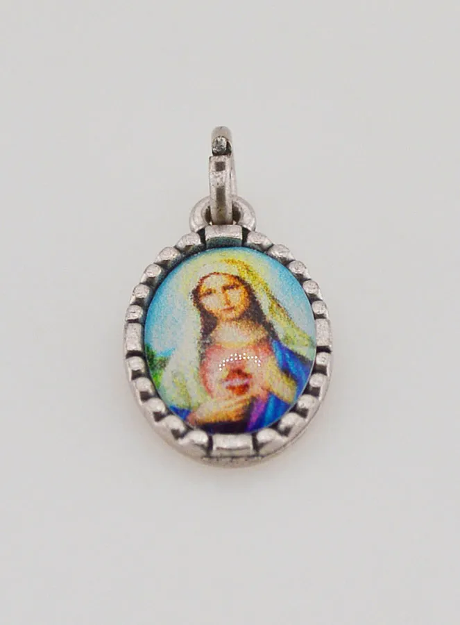Twisted Edge Medal 15mm – Sacred Heart of Mary (pic 2)