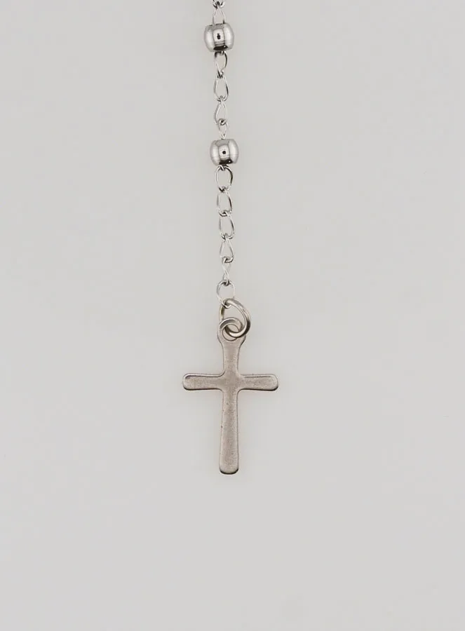 Stainless Steel Miraculous Medal Rosary (pic 3)