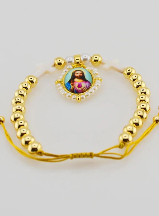 Adjustable Bracelet – Sacred Heart of Jesus (pic 2)