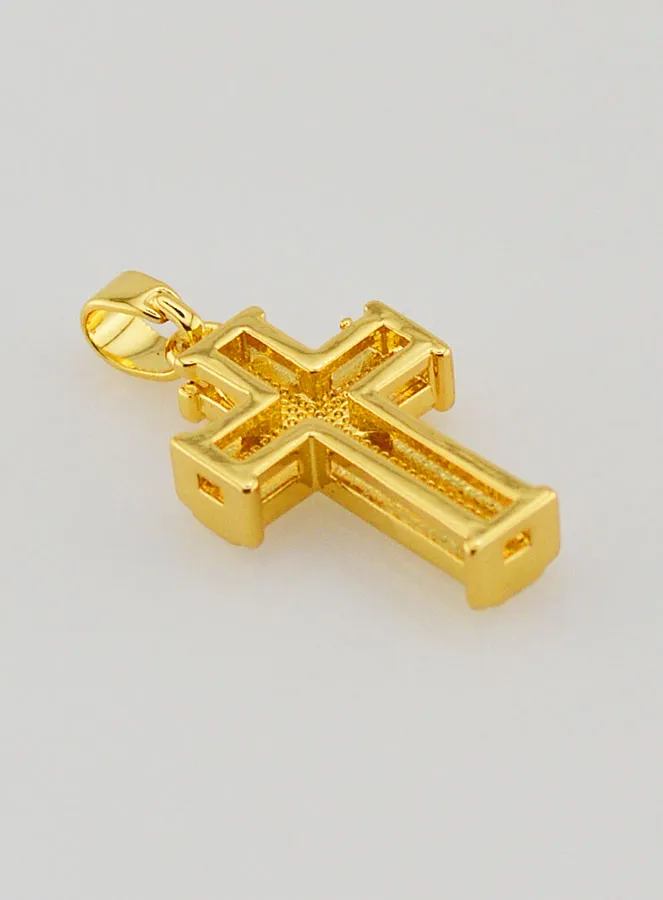 White Cross Pendant – 17mm (pic 4)