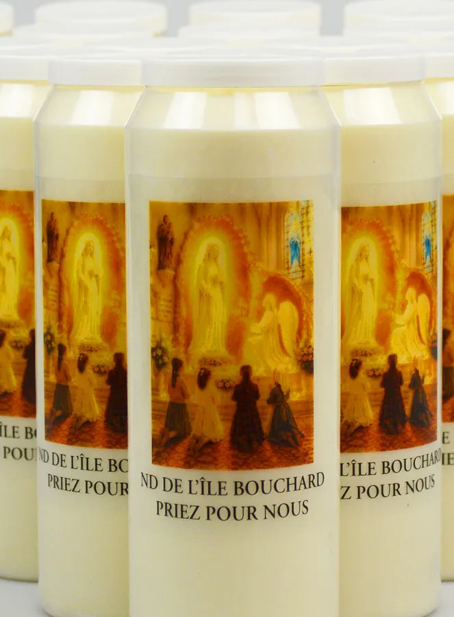Set 20 Sanctuary Candles to Our Lady of Île Bouchard (pic 3)
