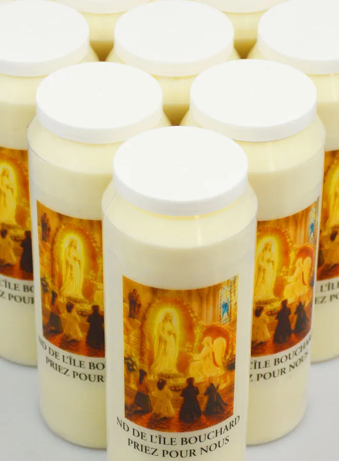 Set 20 Sanctuary Candles to Our Lady of Île Bouchard (pic 4)