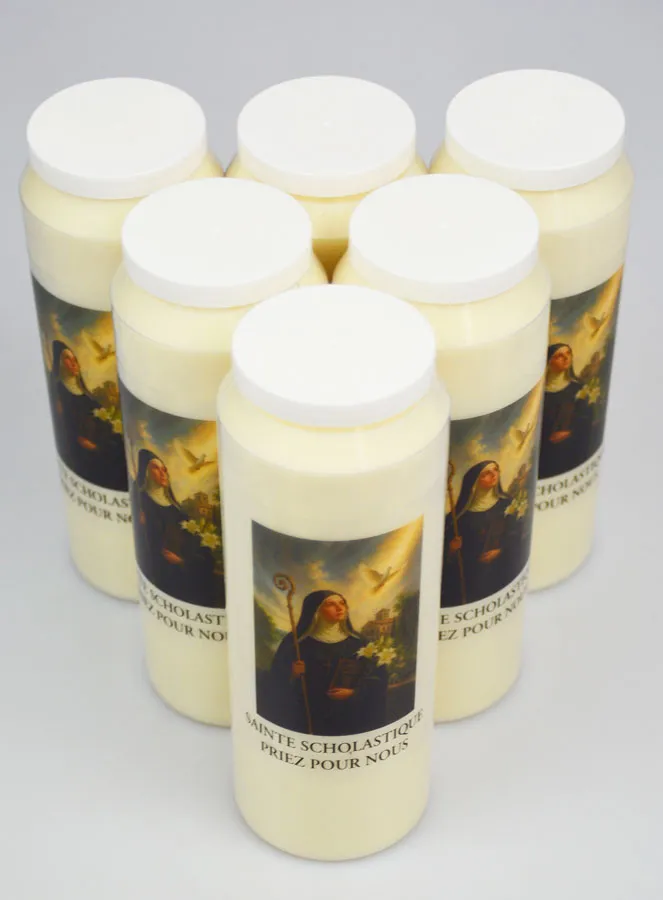 Set 6 Sanctuary Candles to Saint Scholastica (pic 2)