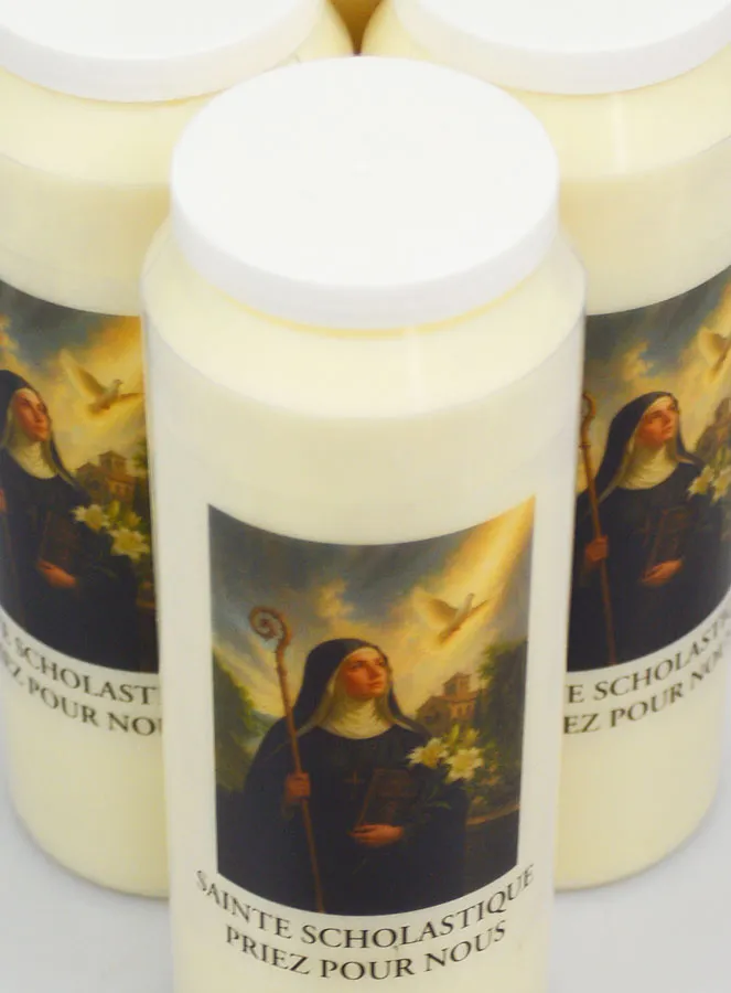 Set 6 Sanctuary Candles to Saint Scholastica (pic 4)