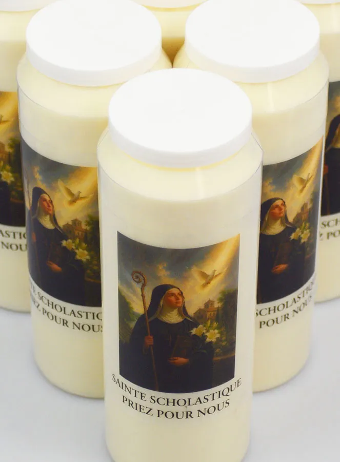 Set 20 Sanctuary Candles to Saint Scholastica (pic 4)