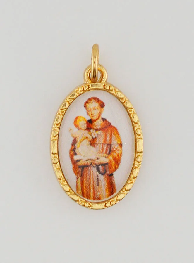 Twisted-Edge Medal 25mm– Saint Anthony (pic 1)