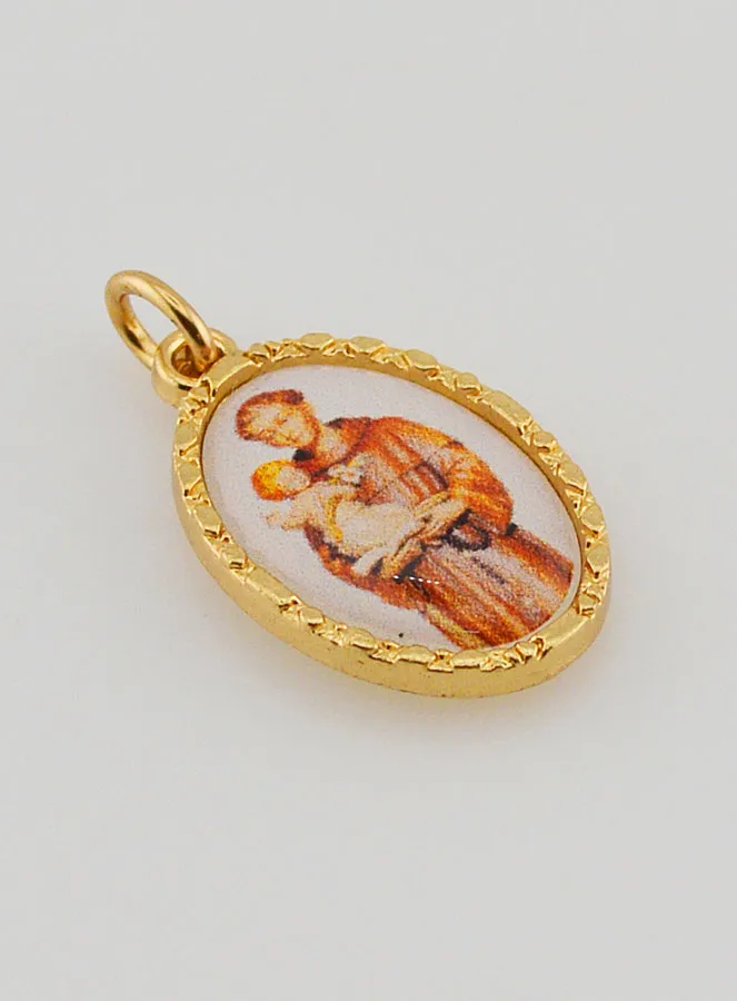 Twisted-Edge Medal 25mm– Saint Anthony (pic 3)