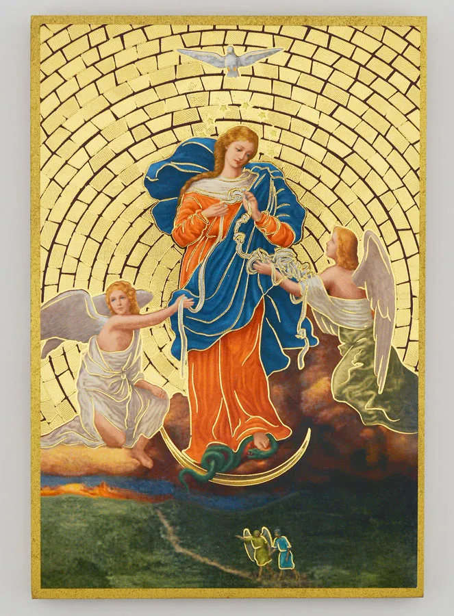 Icon Frame Mary Untier of Knots – 15 cm (pic 1)