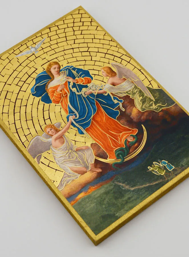 Icon Frame Mary Untier of Knots – 15 cm (pic 3)