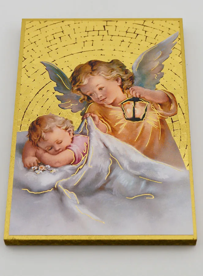 Angel with Lantern Icon Frame – 15 cm (pic 2)