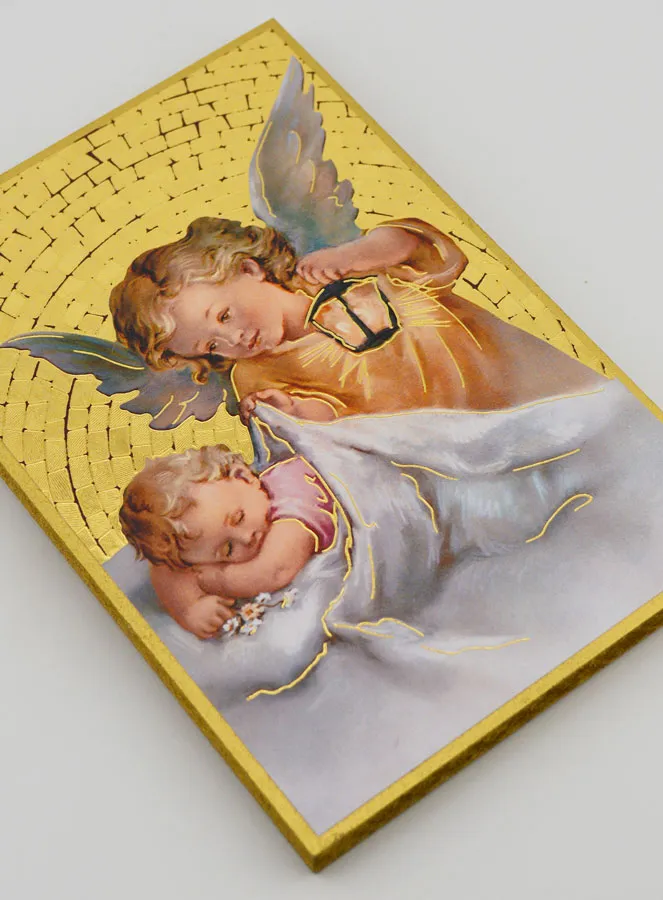 Angel with Lantern Icon Frame – 15 cm (pic 3)