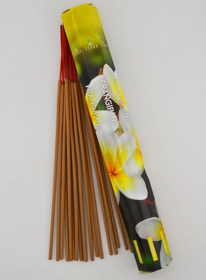 Frangipani Incense Sticks 30g – Charcoal-free (pic 1)