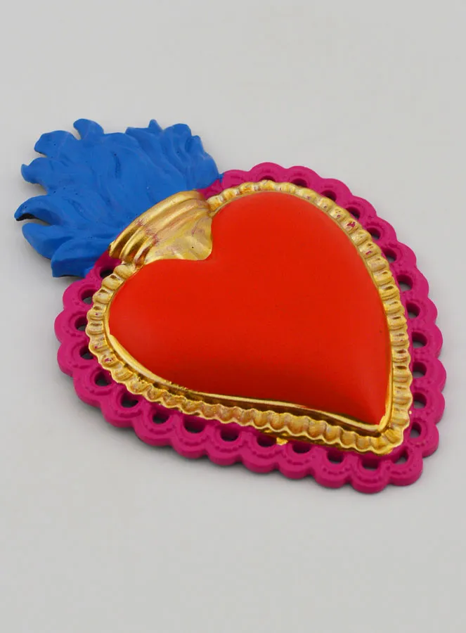 Colourful Ex Voto Wall Decoration - 11cm (pic 3)