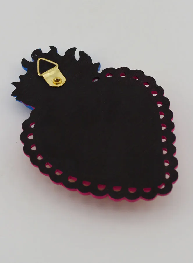 Colourful Ex Voto Wall Decoration - 11cm (pic 4)