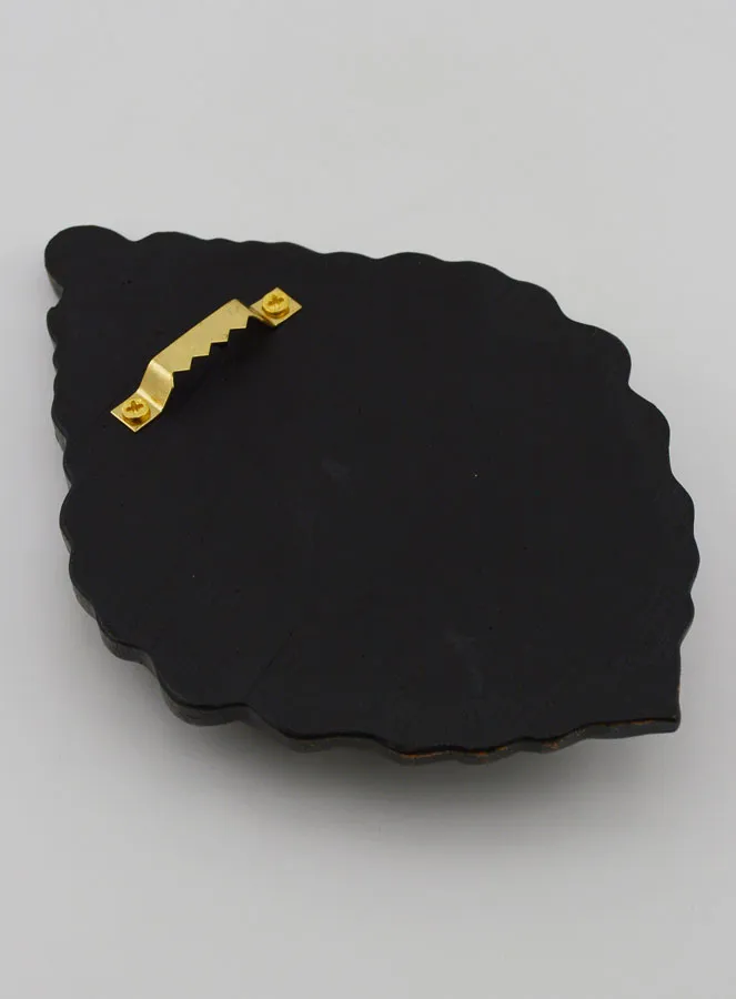 Ex Voto Wall Decoration Black and Bronze - 15cm (pic 4)