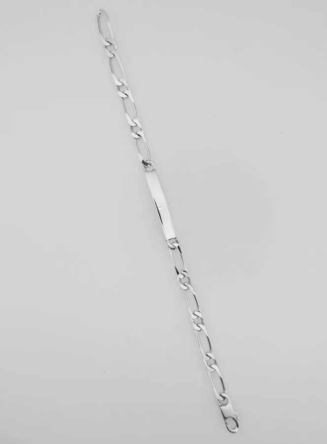 Christening Bracelet Rhodium-plated Silver – 18cm (pic 1)