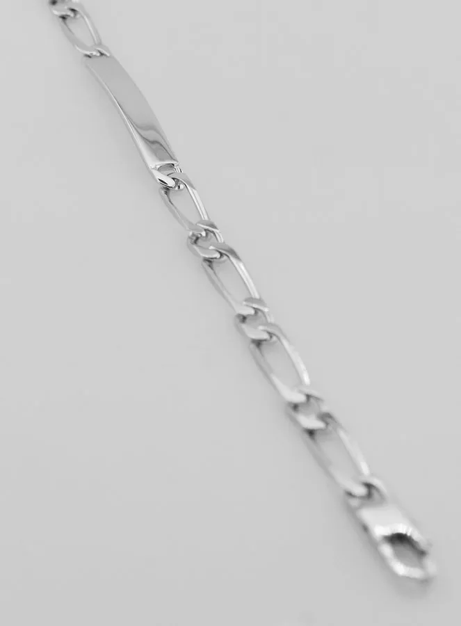 Christening Bracelet Rhodium-plated Silver – 18cm (pic 3)
