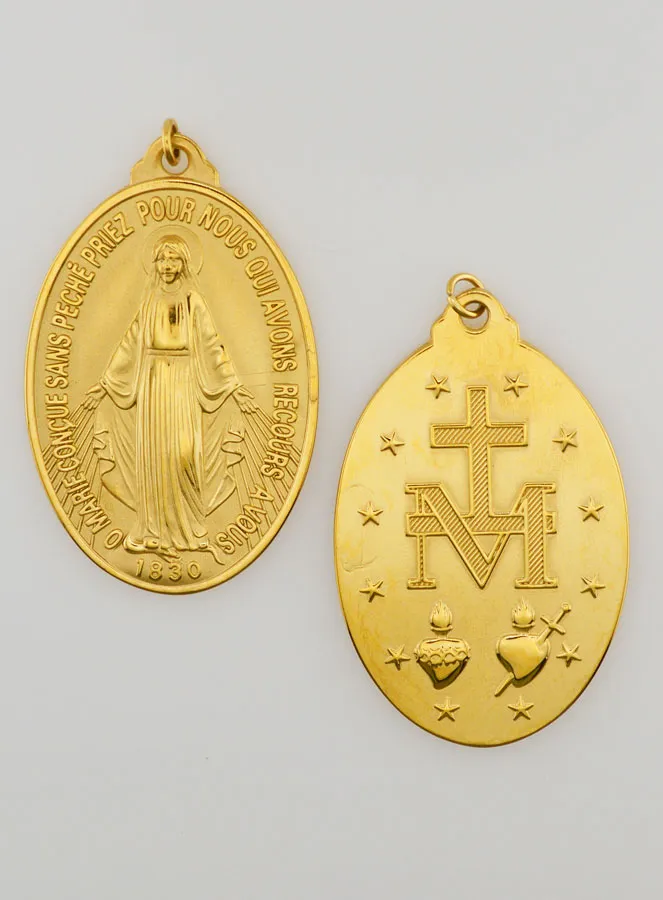 Golden Miraculous Medal – 22mm (pic 1)