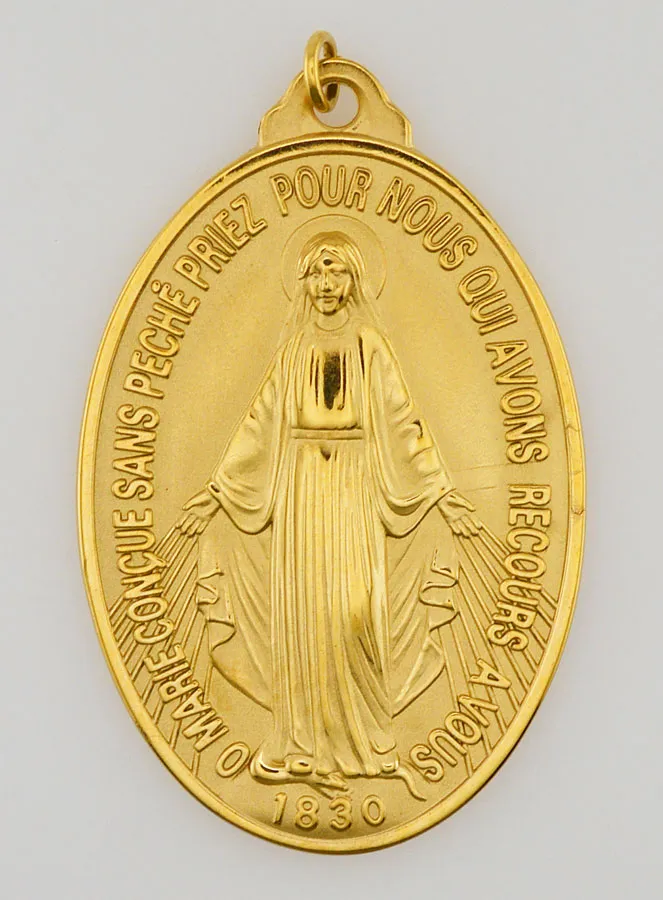 Golden Miraculous Medal – 22mm (pic 2)