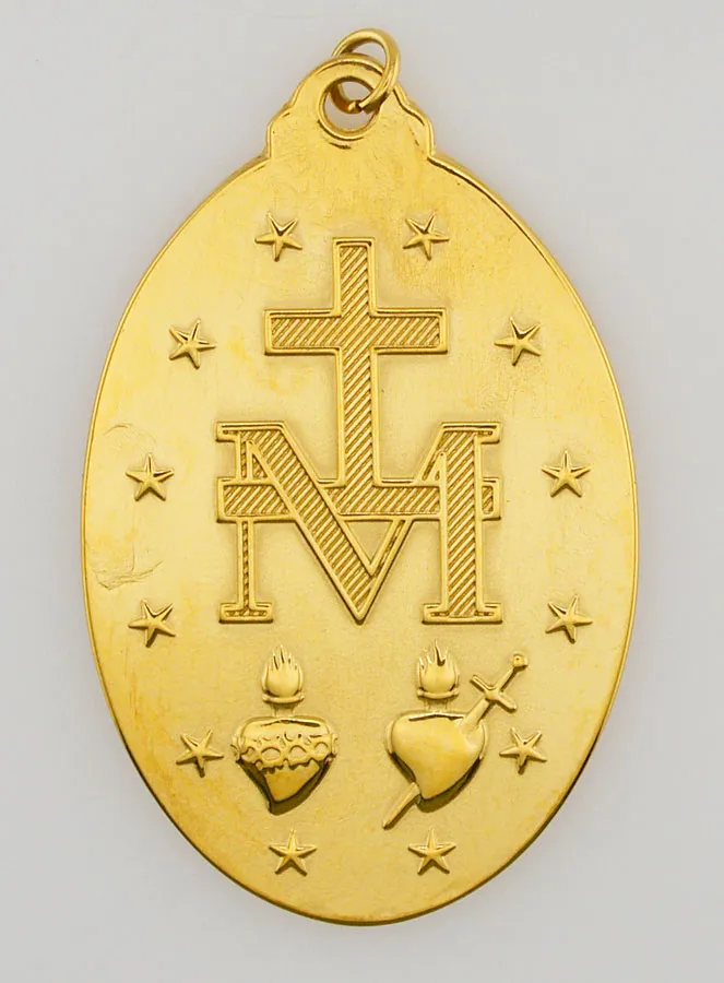 Golden Miraculous Medal – 22mm (pic 3)