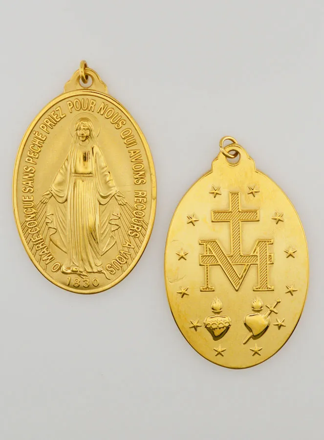 Golden Miraculous Medal – 28mm (pic 1)