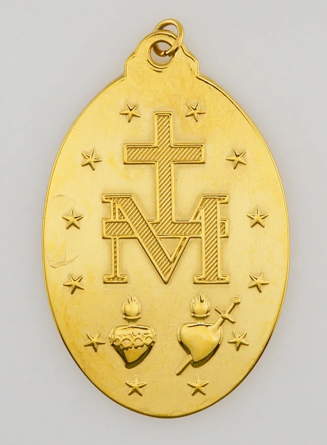 Golden Miraculous Medal – 28mm (pic 3)