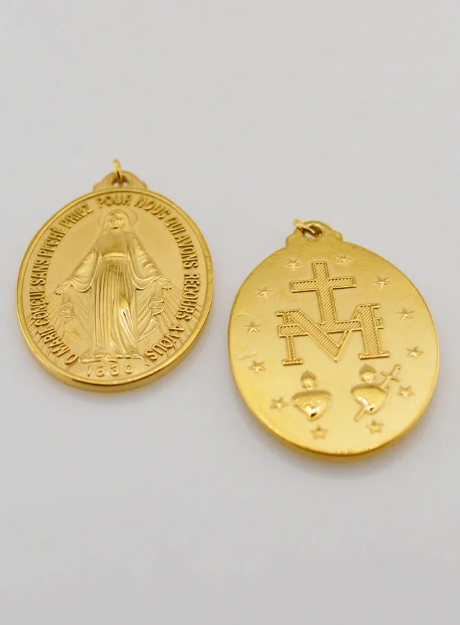 Golden Miraculous Medal – 28mm (pic 4)