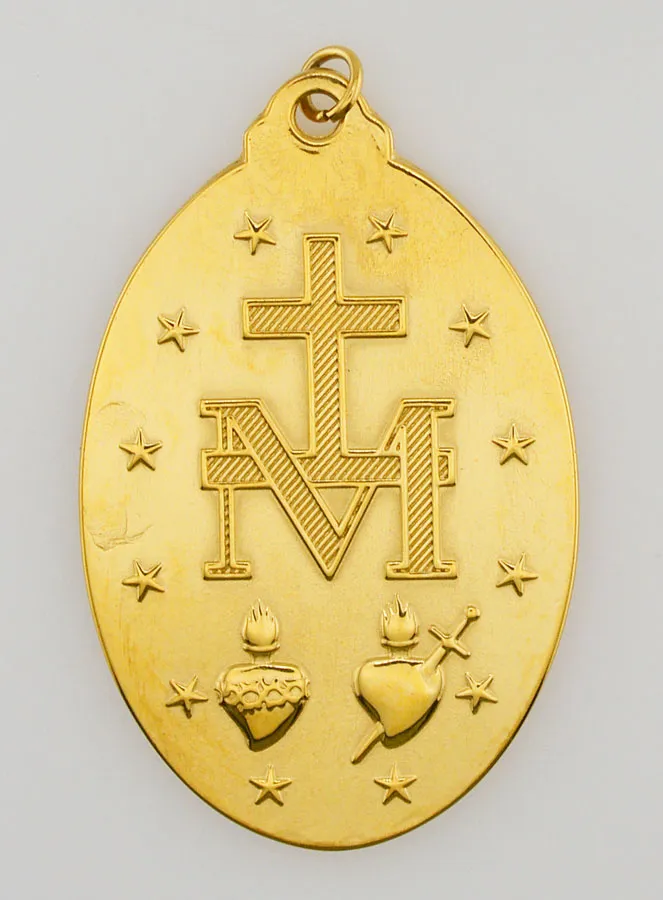 Golden Miraculous Medal – 33mm (pic 3)