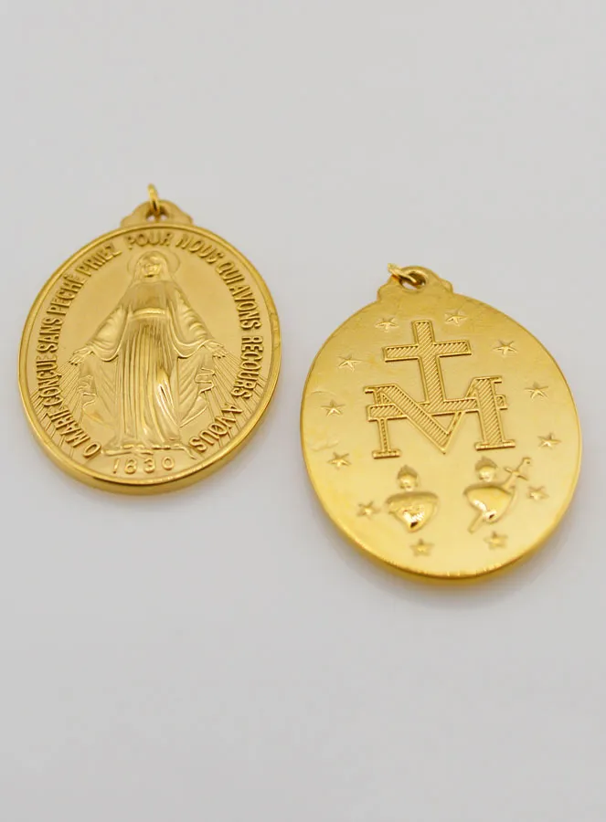 Golden Miraculous Medal – 33mm (pic 4)