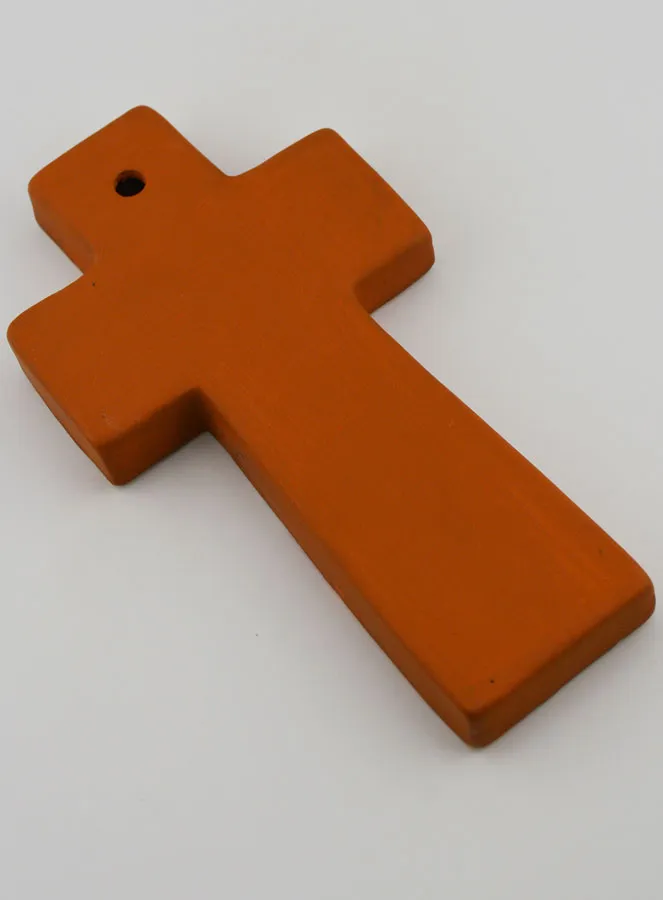 Ceramic Cross with Guardian Angel - 15cm (pic 4)