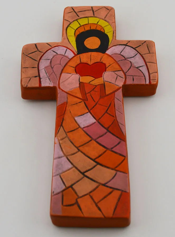 Ceramic Cross Angel of Love – 15cm (pic 2)